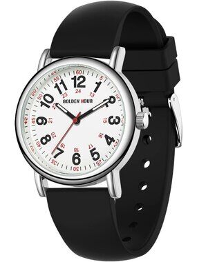 Waterproof Nurse Watch for Medical Professionals & Students - Easy Read Dial